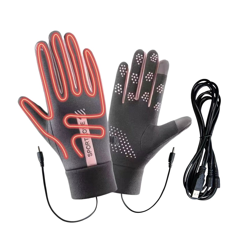 Heated Gloves Electric - قفازات شتوية إبداعية مزودة بتدفئة USB،