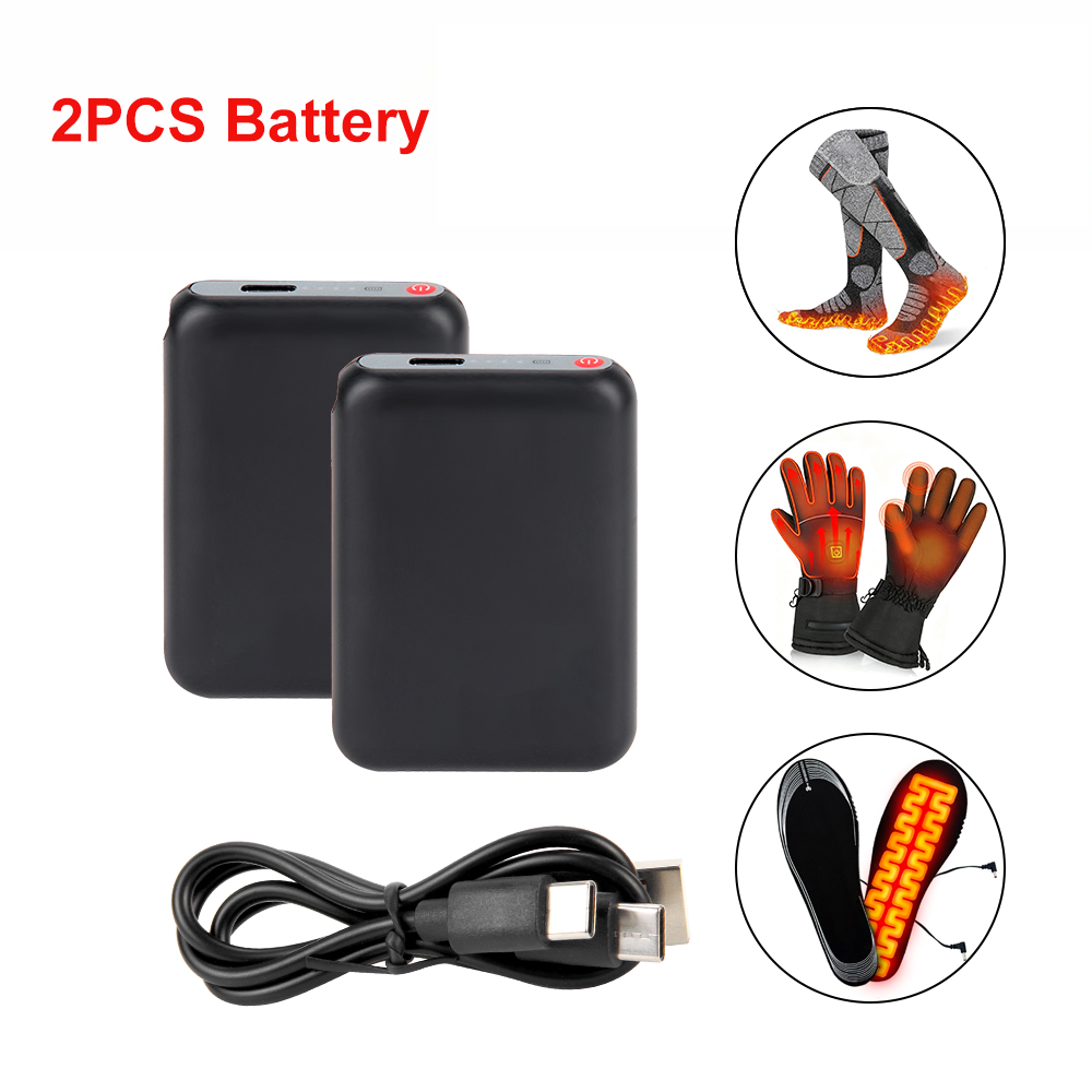 Heated Gloves Electric - بطارية 5 فولت 6000 مللي أمبير