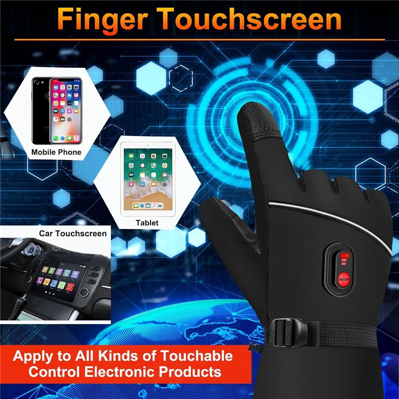 A07T-قفازات كهربائية مدفأة لتد - مراجعة Heated Gloves Electric وسعره