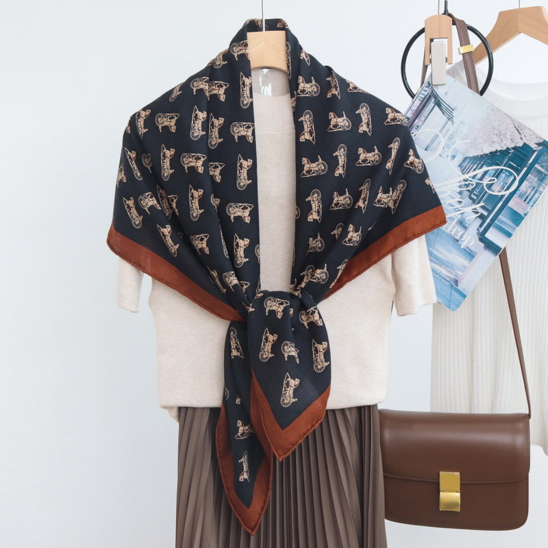 وشاح من مزيج الحرير والصوف، شا - مراجعة Winter Clothing Hong Kong وسعره